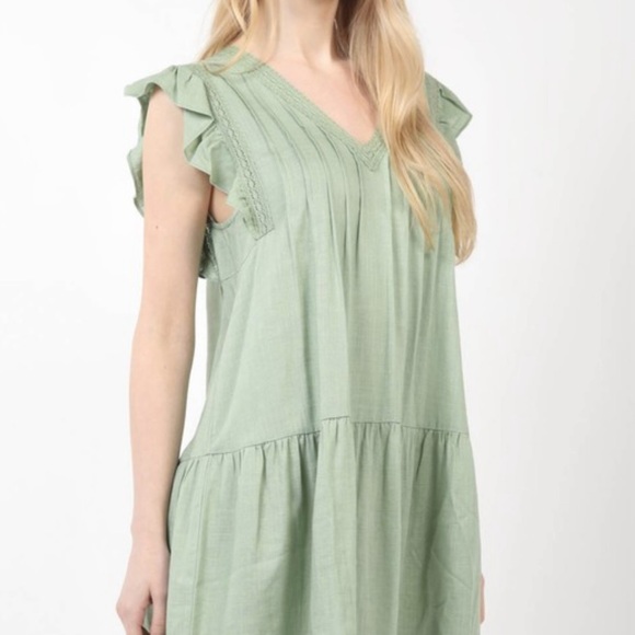 **LAST ONE** Beautiful Ruffle Babydoll Dress ❤️ - Picture 4 of 10